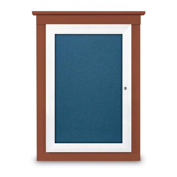 Single Door Enclosed Letterboard, 47"x36